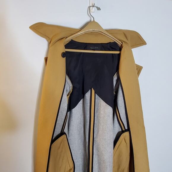 Rag & Bone Amber belted trench coat in camel Excellent condition - Size medium - Picture 9 of 14